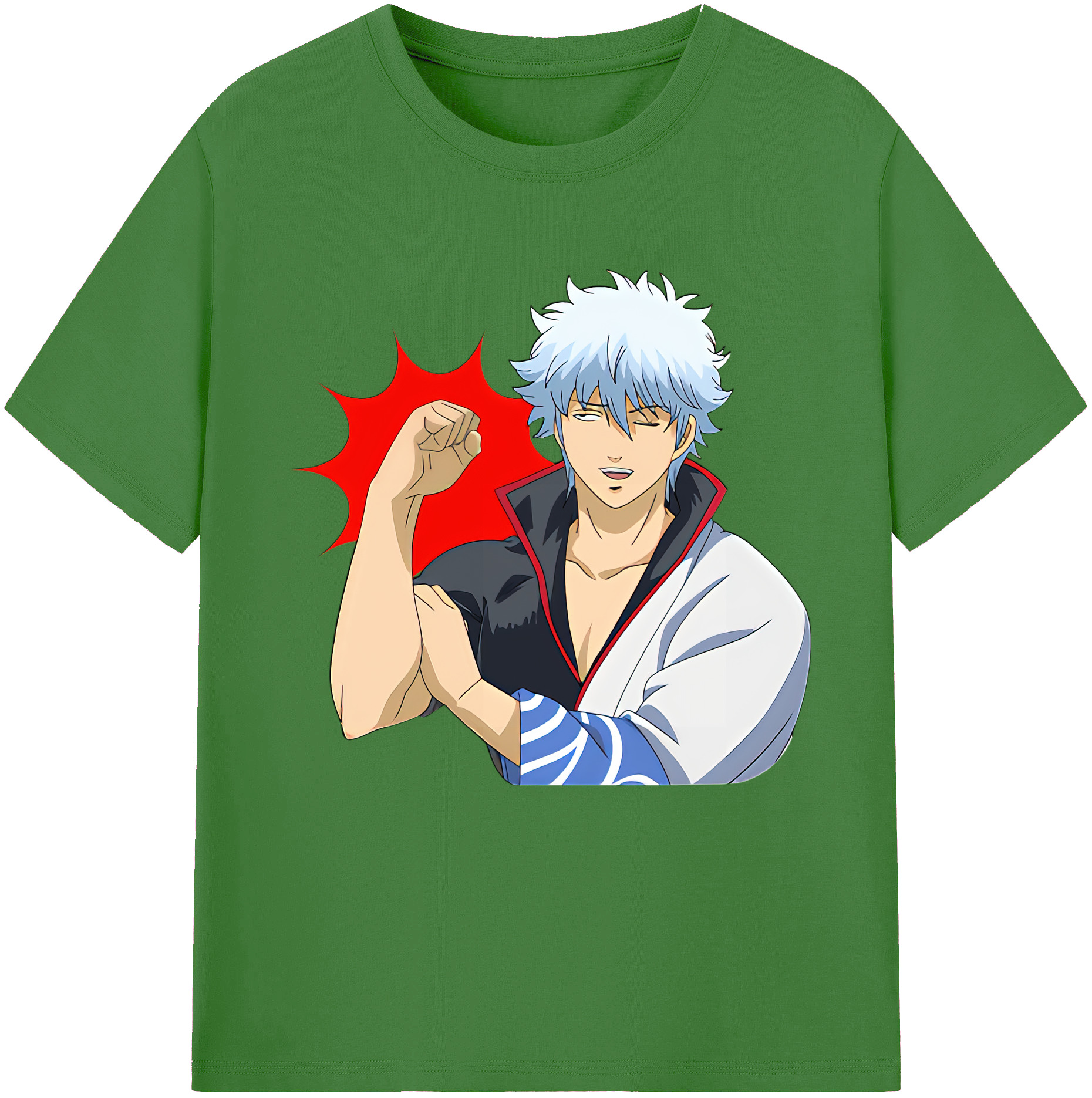 （画像用） ぎんたま 坂田銀時（さかたぎんとき） 神楽 志村新八（しむら しんぱち） GINTAMA Sakata Gintoki Kagura Shimura Shinpachi レディースカジュアルプリントTシャツ（綿100％）